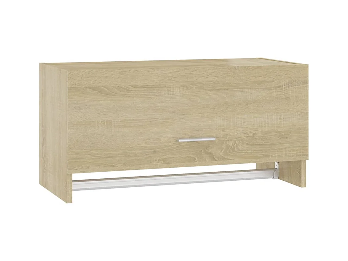 Sonoma eiken kledingkast 70x32,5x35 cm bewerkt hout