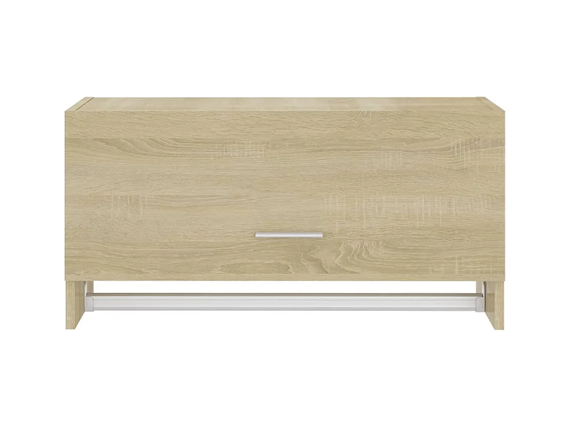 Sonoma eiken kledingkast 70x32,5x35 cm bewerkt hout