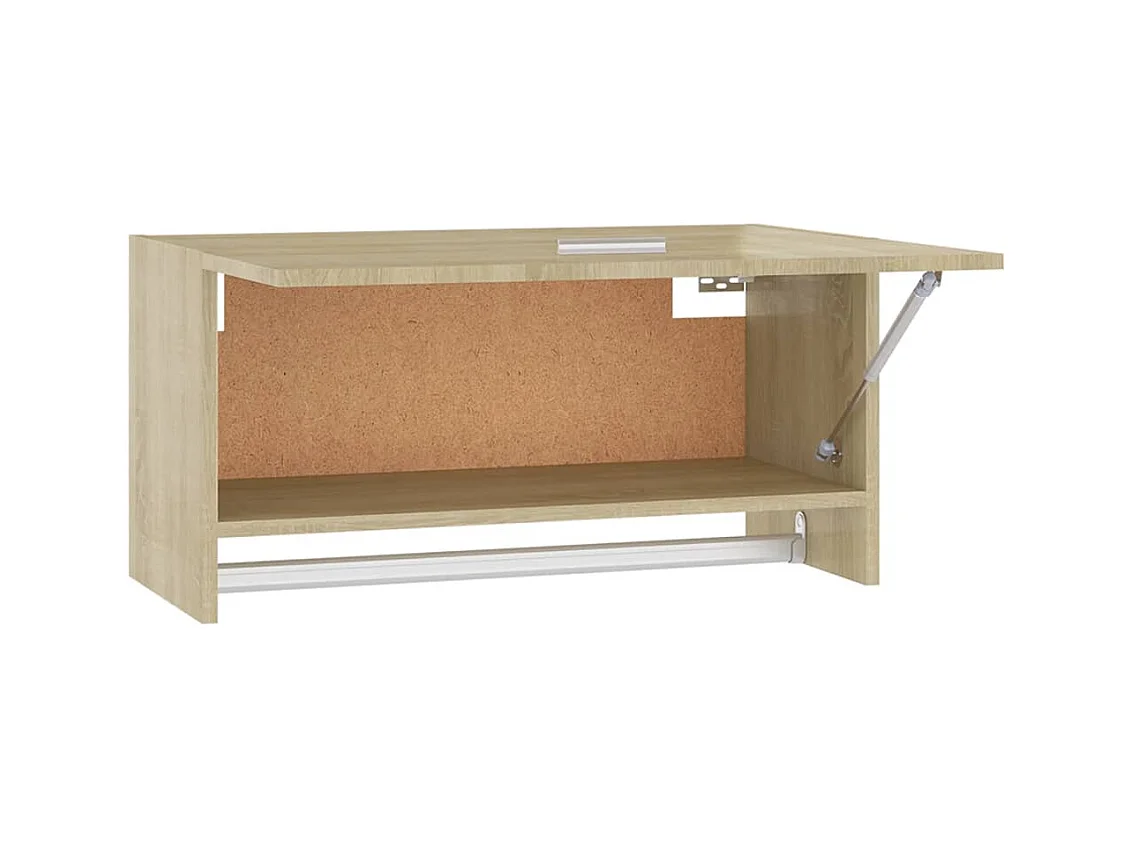 Sonoma eiken kledingkast 70x32,5x35 cm bewerkt hout