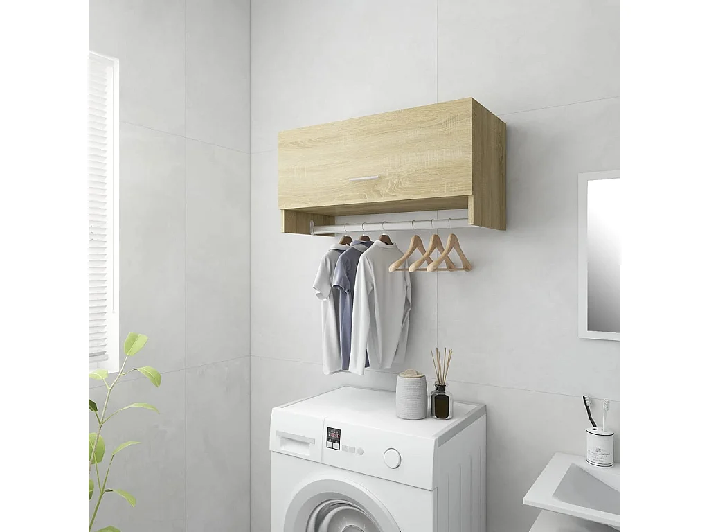 Armadio in rovere Sonoma 70x32,5x35 cm in legno ingegnerizzato