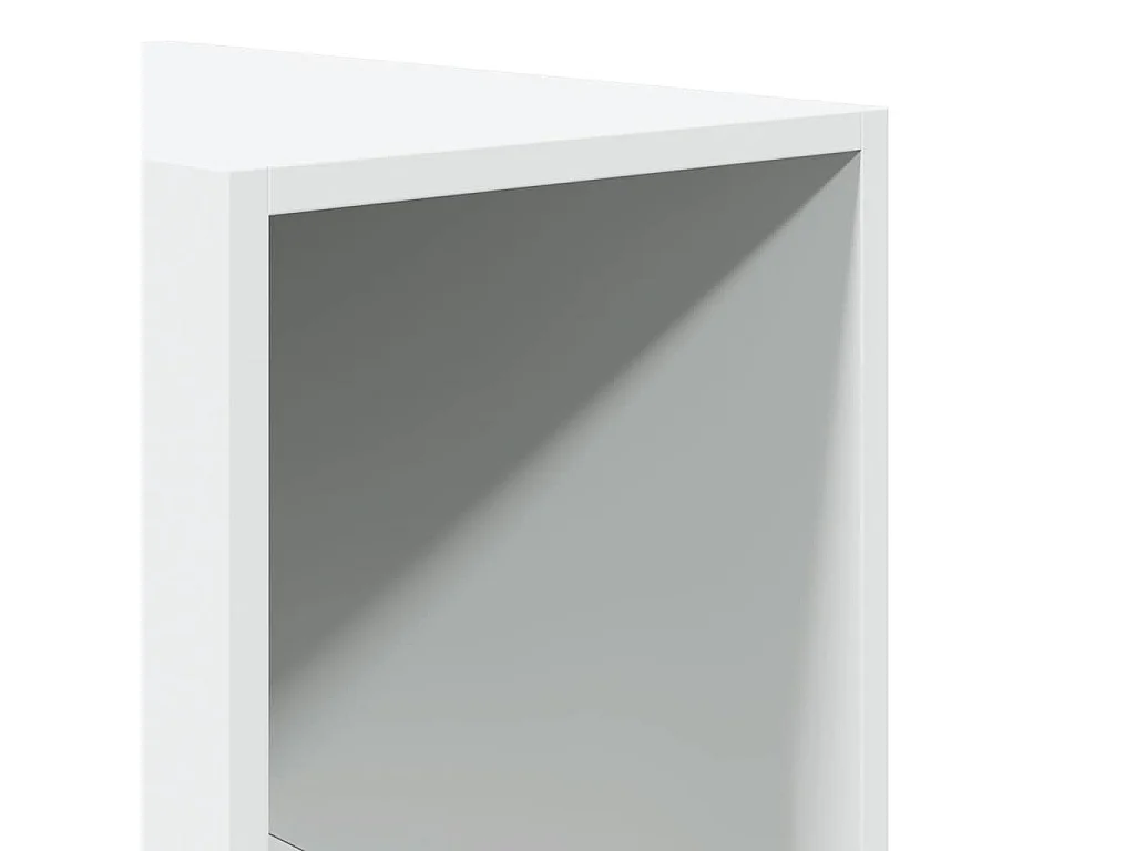 Armario blanco 30x50x200 cm Madera contrachapada