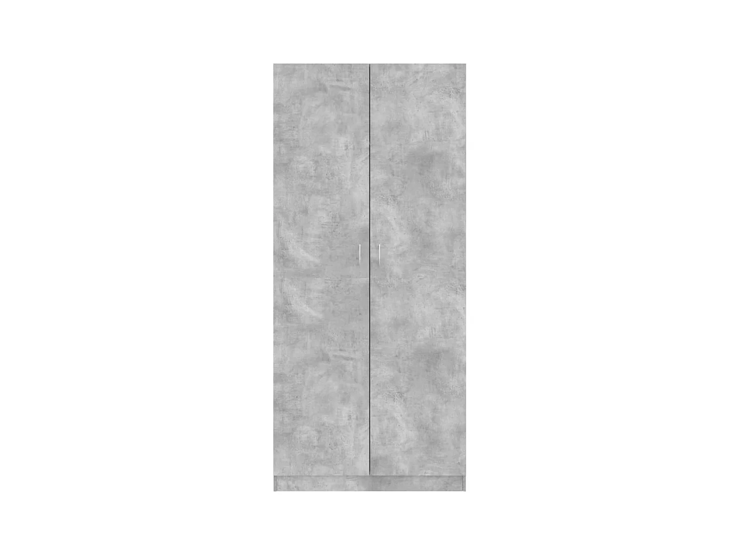 Armadio grigio cemento 90x52x200 cm in legno ingegnerizzato