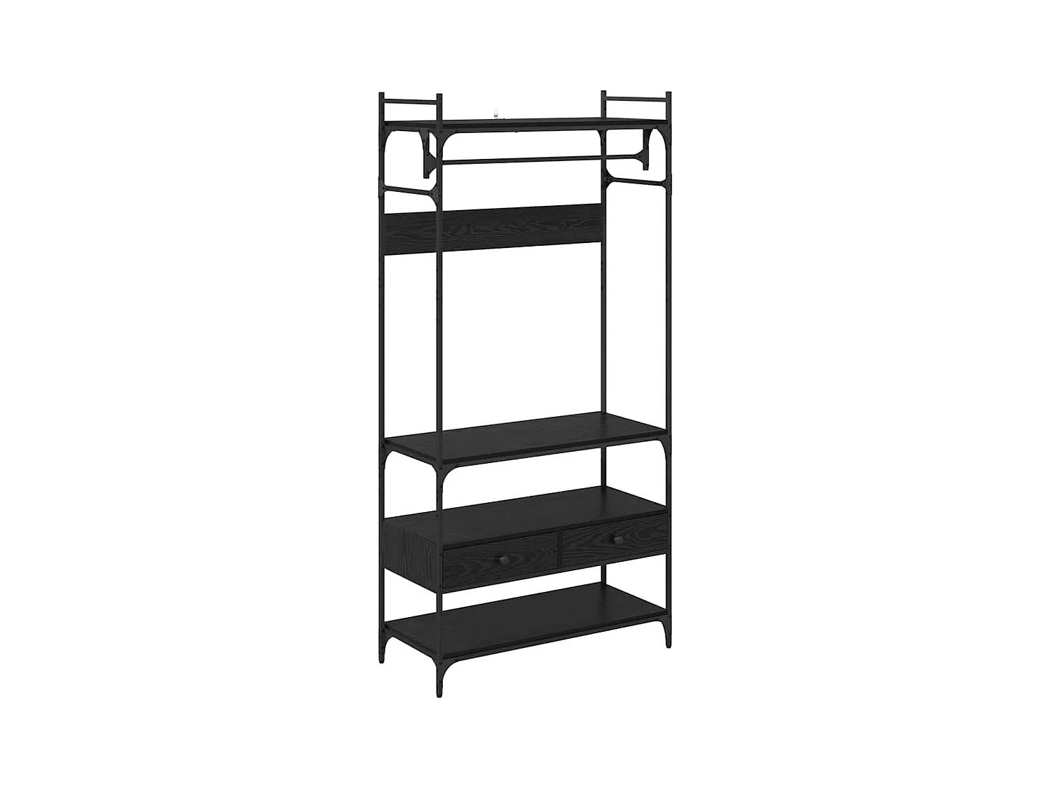 Armoire Chêne noir 89 x 39 x 184.5 cm Bois d'ingénierie