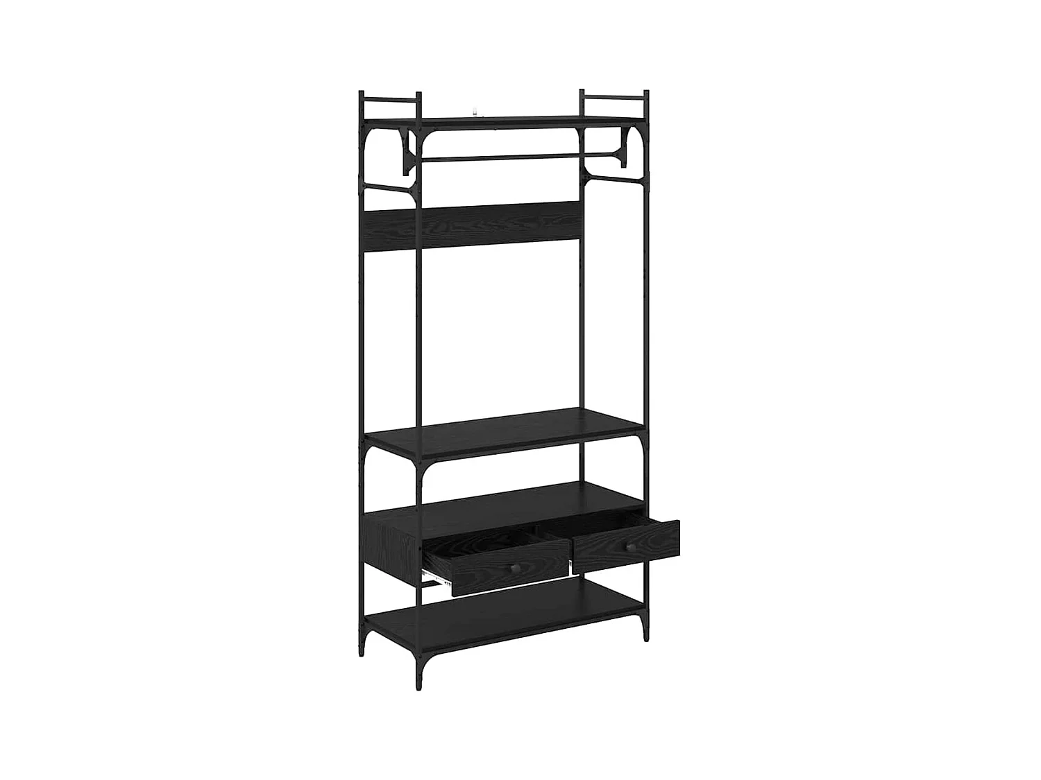 Armoire Chêne noir 89 x 39 x 184.5 cm Bois d'ingénierie