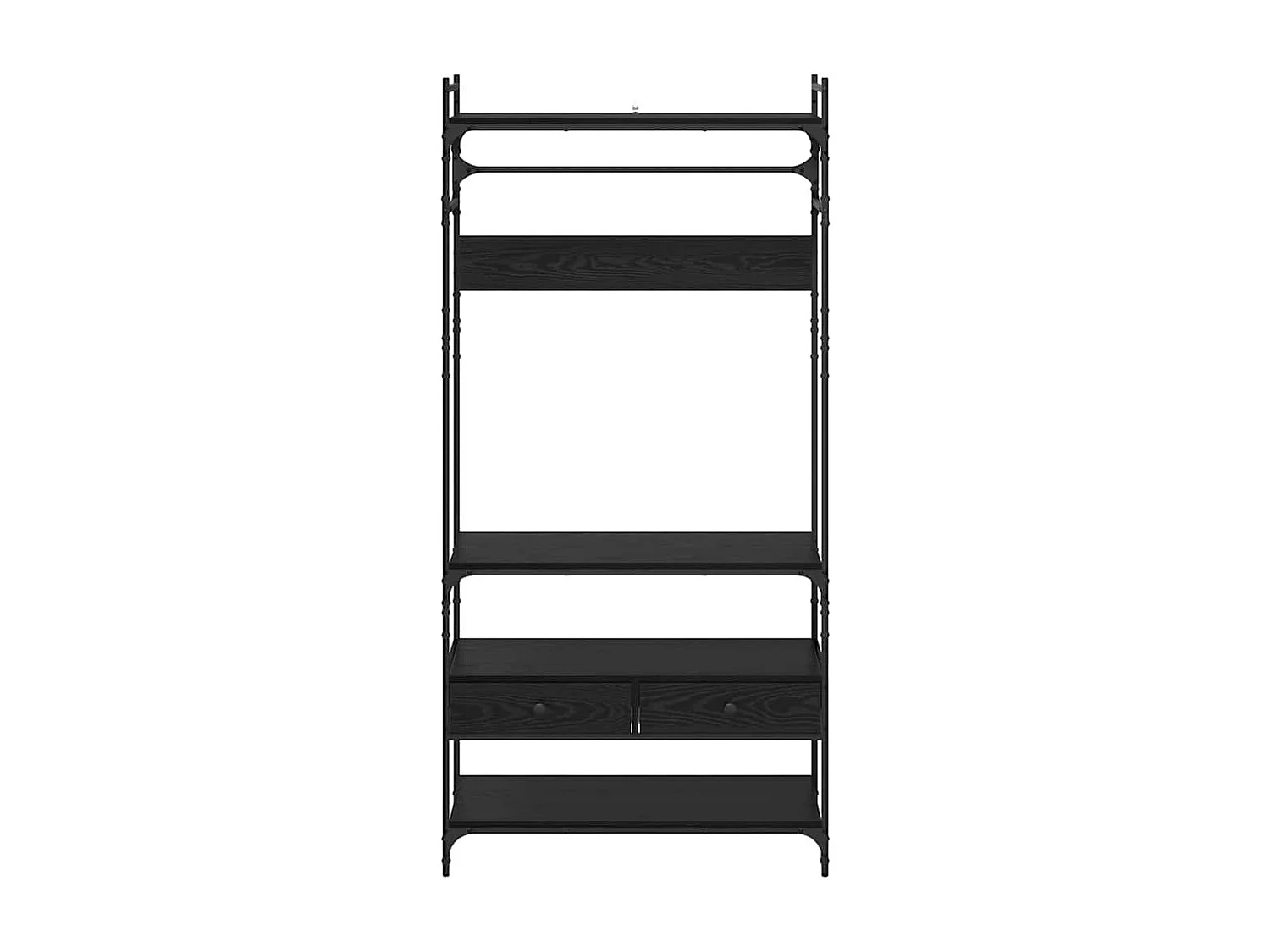 Armoire Chêne noir 89 x 39 x 184.5 cm Bois d'ingénierie