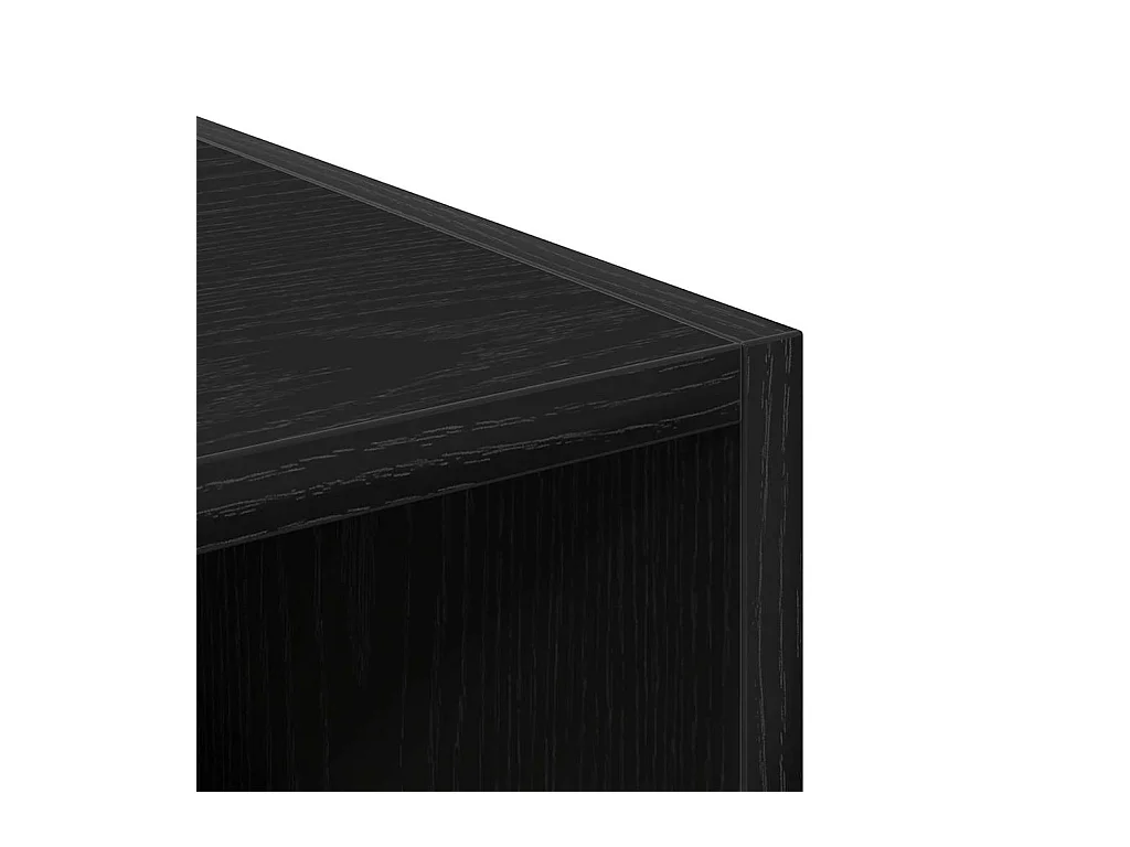 Kleiderschrank aus schwarzer Eiche, 30 x 50 x 200 cm, Holzwerkstoff