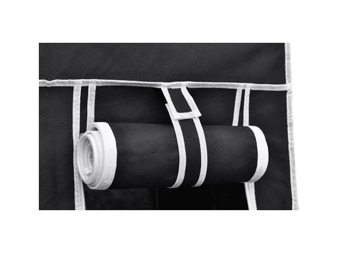 Armario plegable Negro 110 x 45 x 175 cm