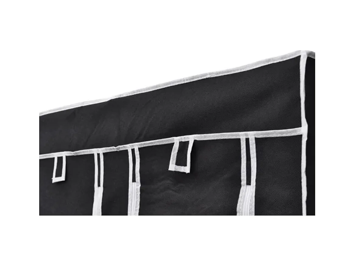 Armario plegable Negro 110 x 45 x 175 cm