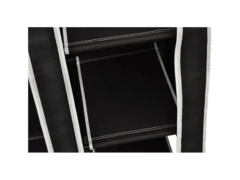 Armario plegable Negro 110 x 45 x 175 cm