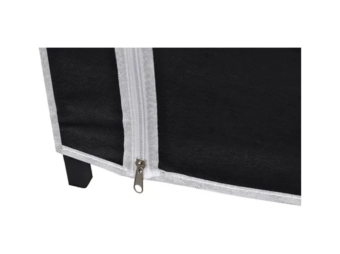 Armario plegable Negro 110 x 45 x 175 cm