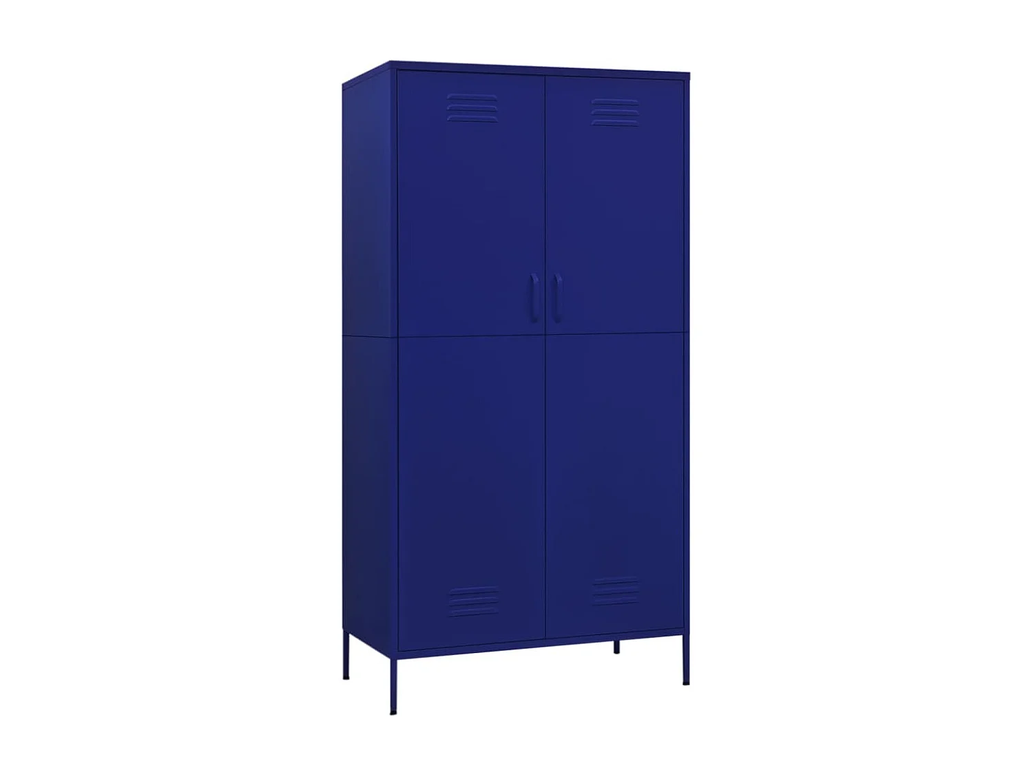 Armadio Blu Navy 90x50x180 cm Acciaio