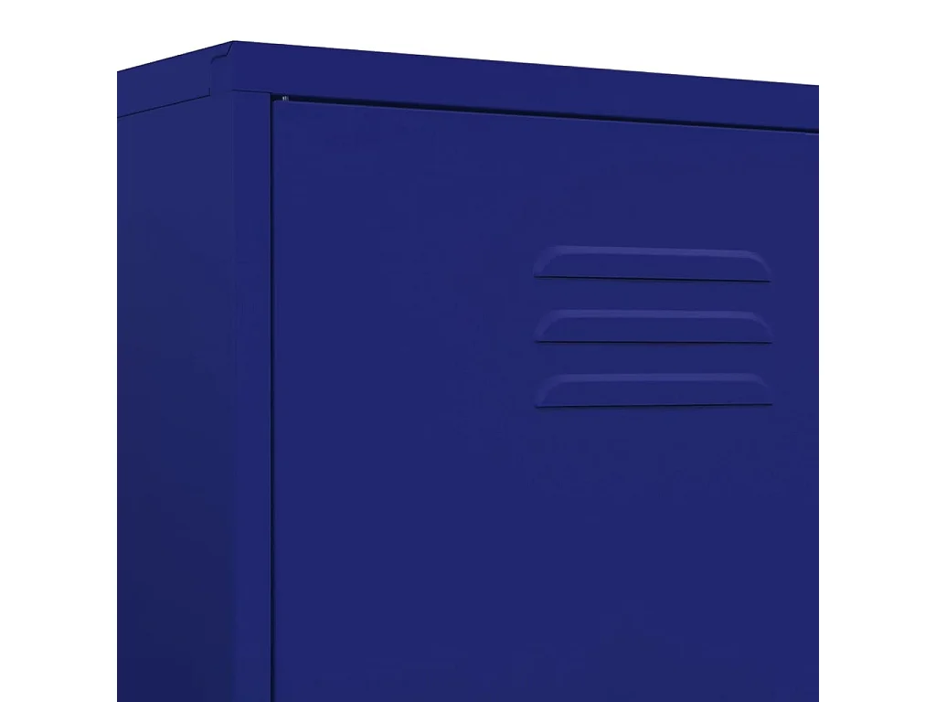 Armadio Blu Navy 90x50x180 cm Acciaio