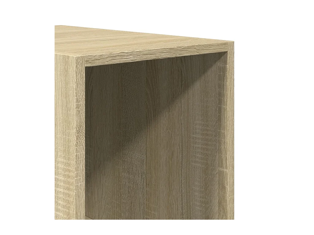 Sonoma eiken kledingkast 30x50x200 cm bewerkt hout