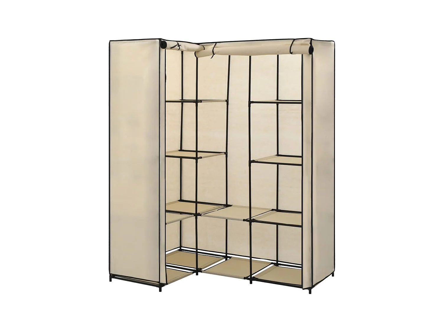 Armario esquinero Crema 130 x 87 x 169 cm