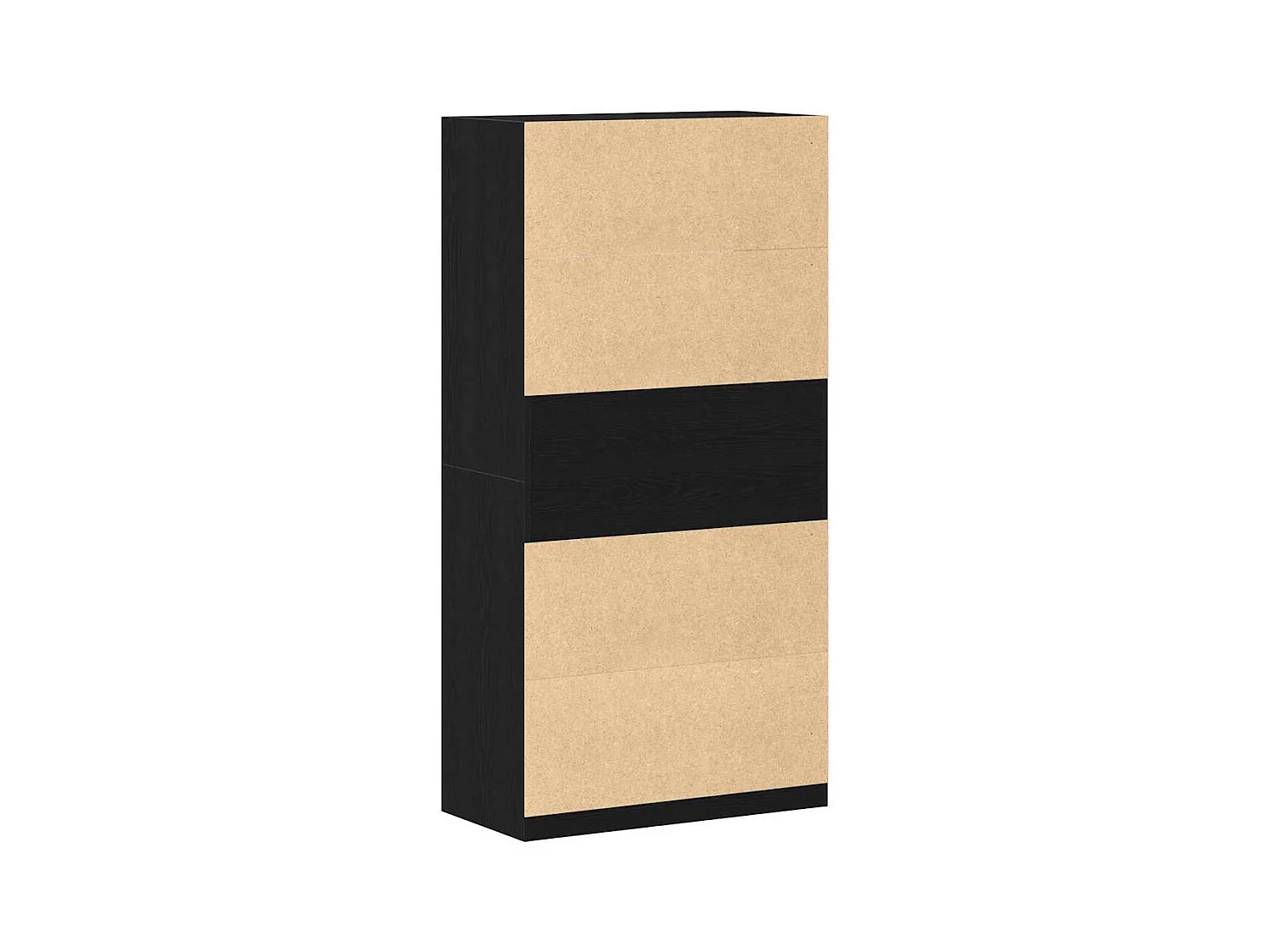 Armoire Chêne noir 100 x 50 x 200 cm Bois d'ingénierie