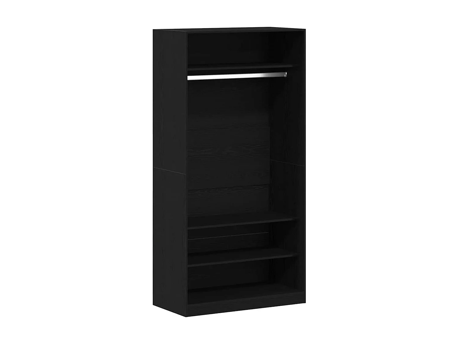 Armoire Chêne noir 100 x 50 x 200 cm Bois d'ingénierie