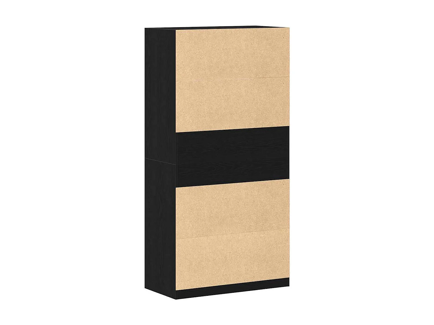 Armoire Chêne noir 100 x 50 x 200 cm Bois d'ingénierie