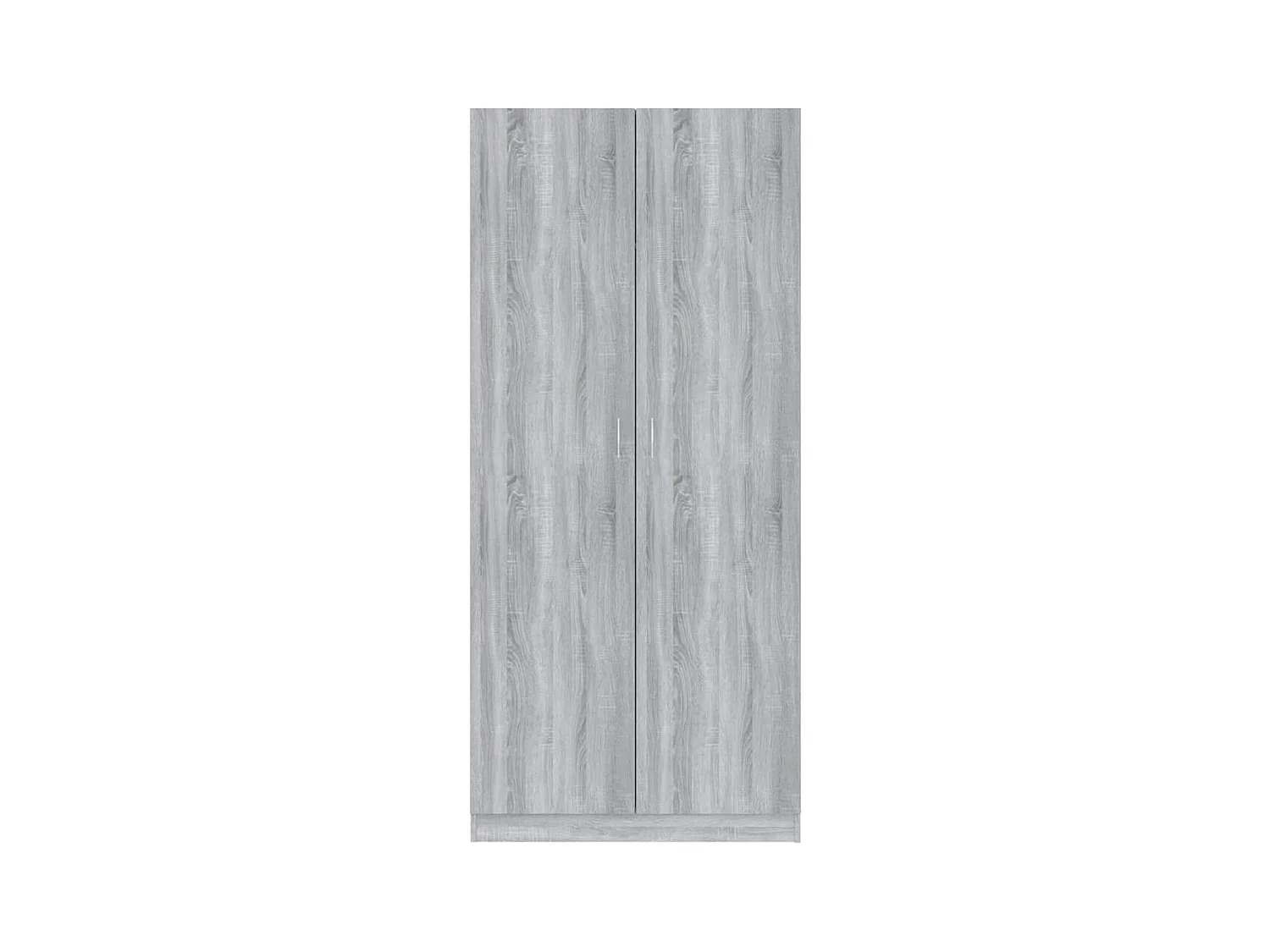 Sonoma Grey Garderobekast 90x52x200 cm Engineered Wood