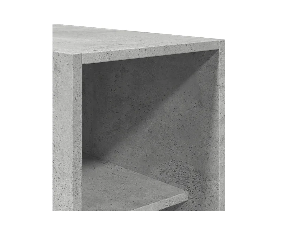 Armadio grigio cemento 30x50x200 cm in legno ingegnerizzato