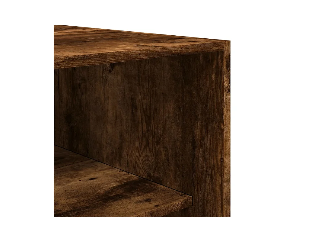 Armadio in rovere affumicato 100x50x200 cm in legno ingegnerizzato