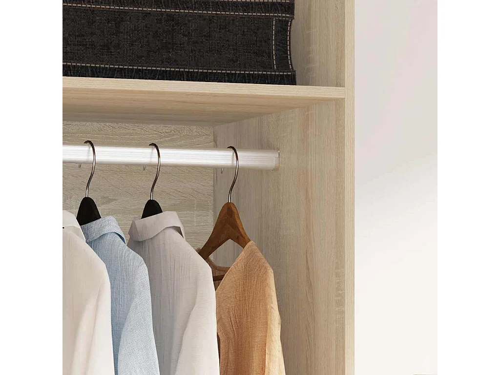 Armadio in rovere Sonoma 50x50x200 cm in legno ingegnerizzato