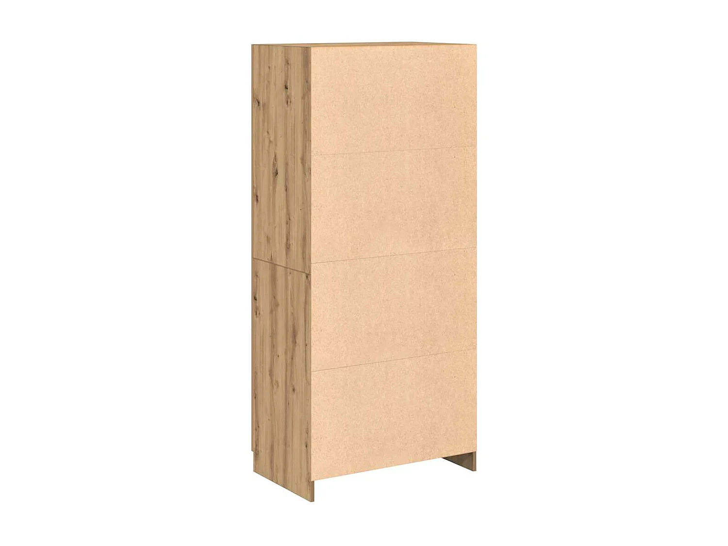 Garde-robe chêne artisanal 80x52x180 cm bois d'ingénierie