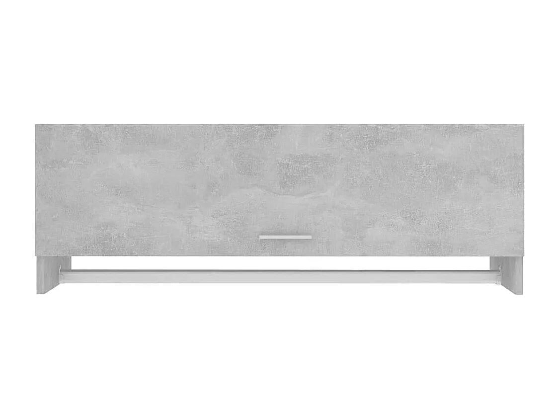Armario gris hormigón 100x32,5x35 cm madera de ingeniería