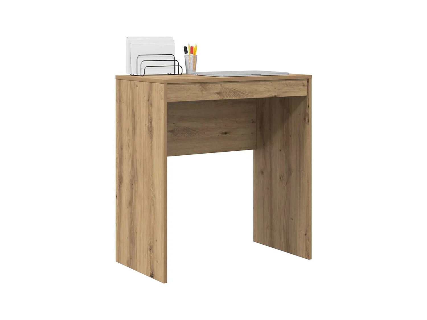 Bureau chêne artisanal 70 x 40 x 76 cm Bois d'ingénierie