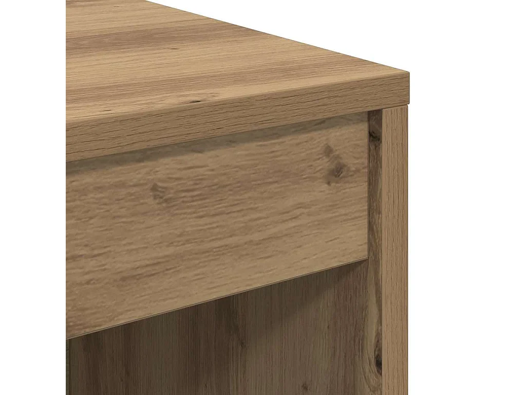 Bureau chêne artisanal 70 x 40 x 76 cm Bois d'ingénierie