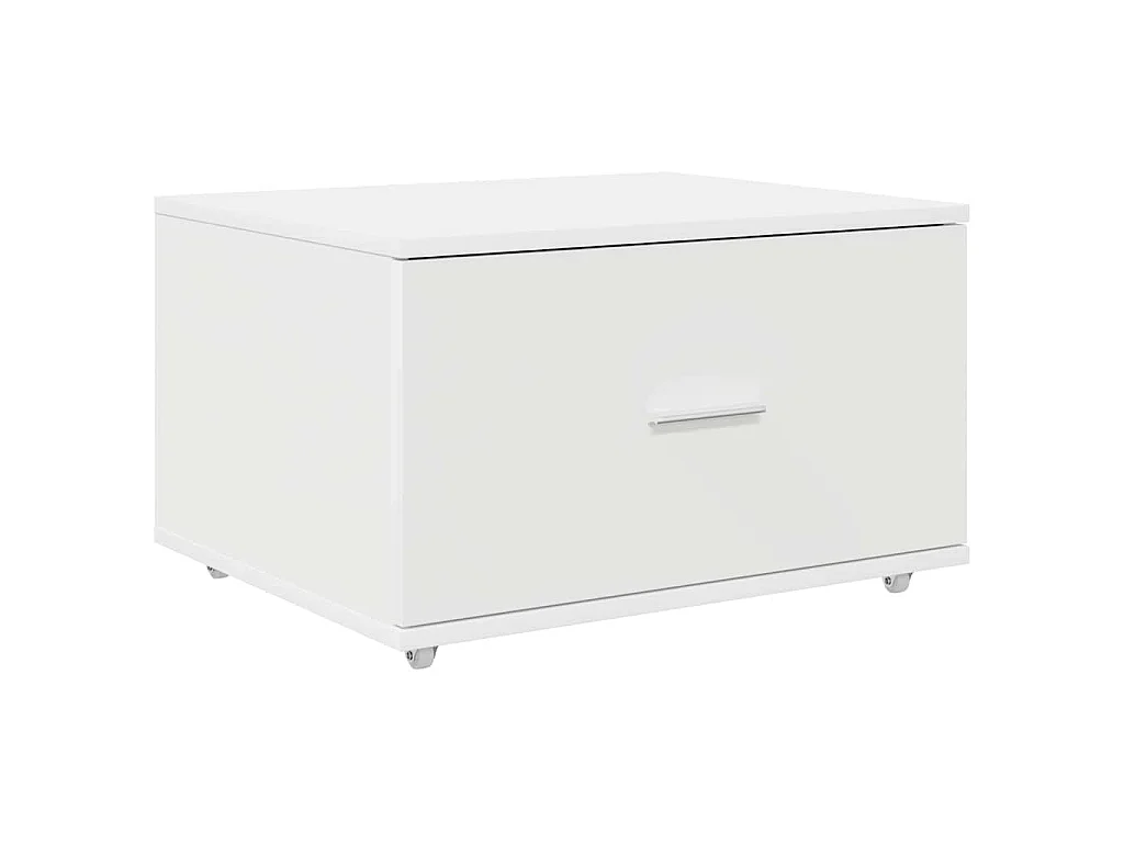 Scrivania bianca 131,5 x 50 x 106,5 cm in legno ingegnerizzato