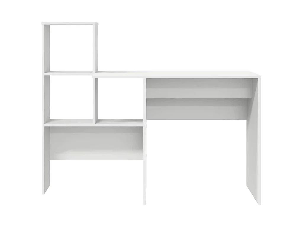 Scrivania bianca 131,5 x 50 x 106,5 cm in legno ingegnerizzato