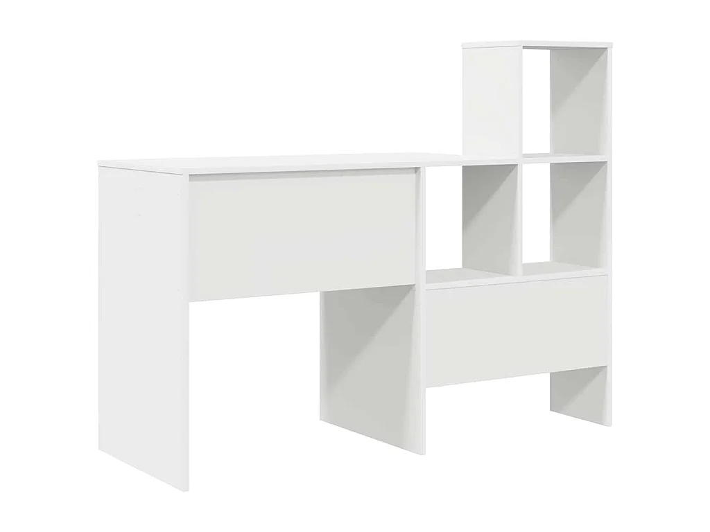 Scrivania bianca 131,5 x 50 x 106,5 cm in legno ingegnerizzato