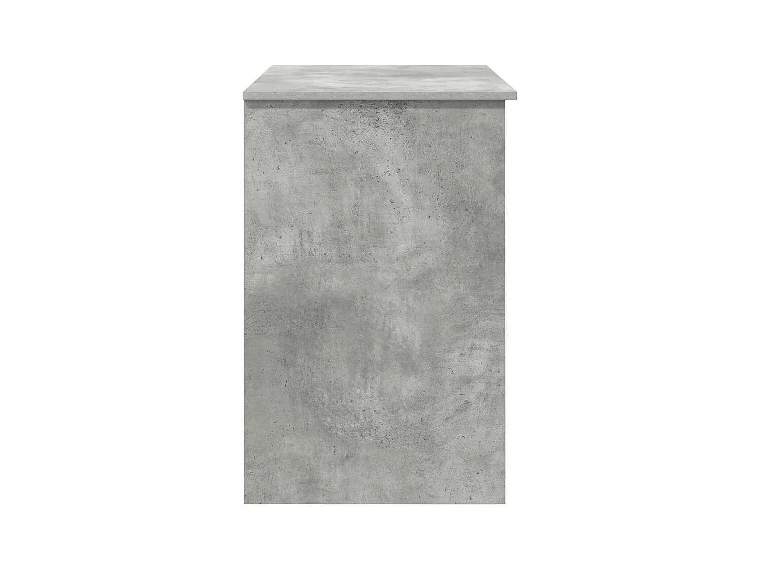 Bureau Gris béton 90 x 49.5 x 75 cm Bois d'ingénierie
