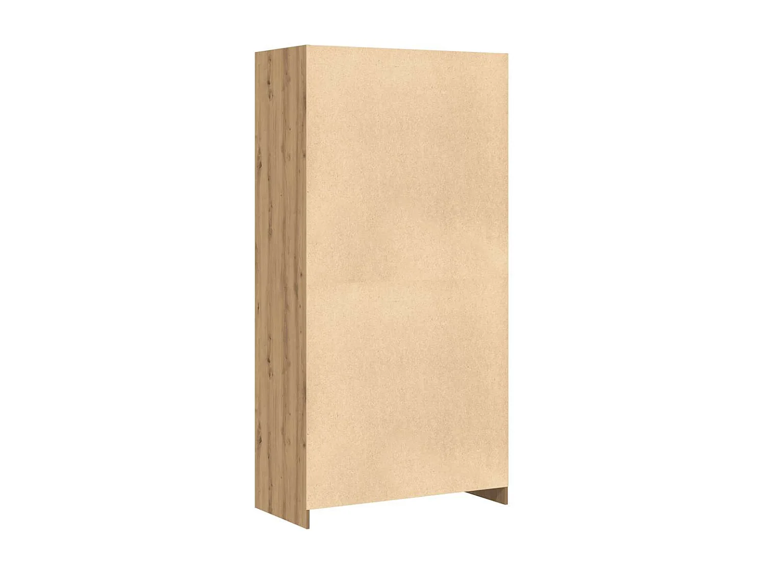 Garde-robe chêne artisanal 100x50x200 cm bois d'ingénierie