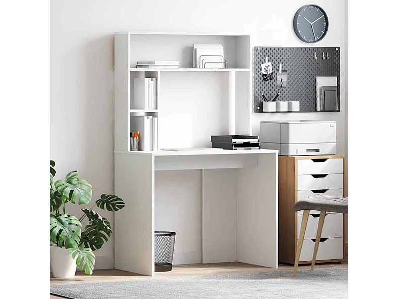 Scrivania con ripiano Bianco 91 x 50 x 149 cm Legno ingegnerizzato