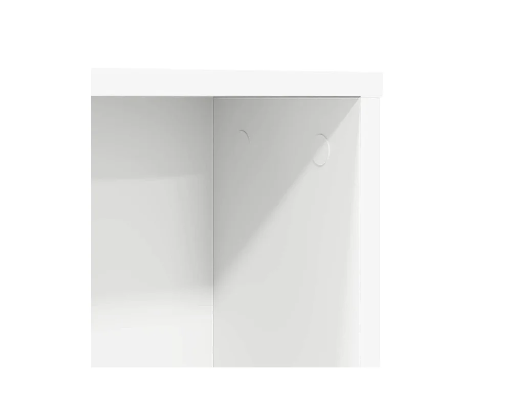 Bureau avec étagère Blanc 91 x 50 x 149 cm Bois d'ingénierie