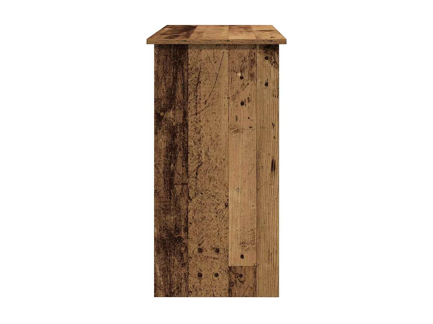 Bureau style vieux bois 80x40x75 cm bois d'ingénierie