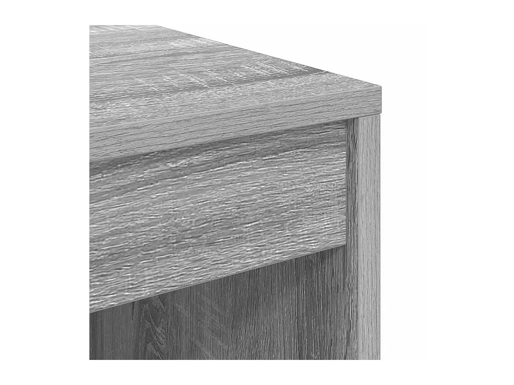 Bureau Sonoma gris 60 x 50 x 76 cm Bois d'ingénierie