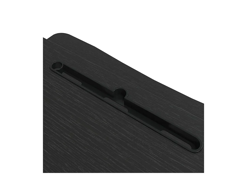 Bureau de travail réglable 60x40x(13-41,5) cm Acier et bois