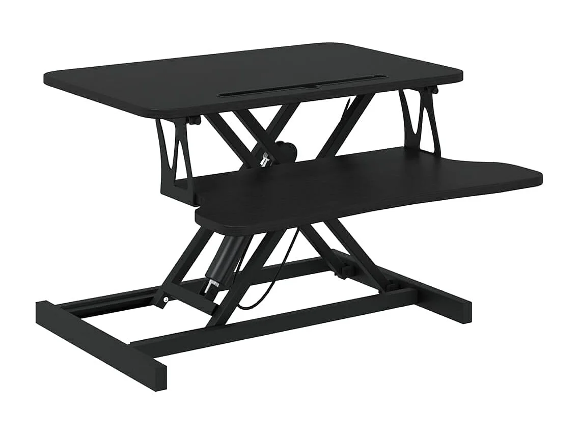 Bureau de travail réglable 60x40x(13-41,5) cm Acier et bois