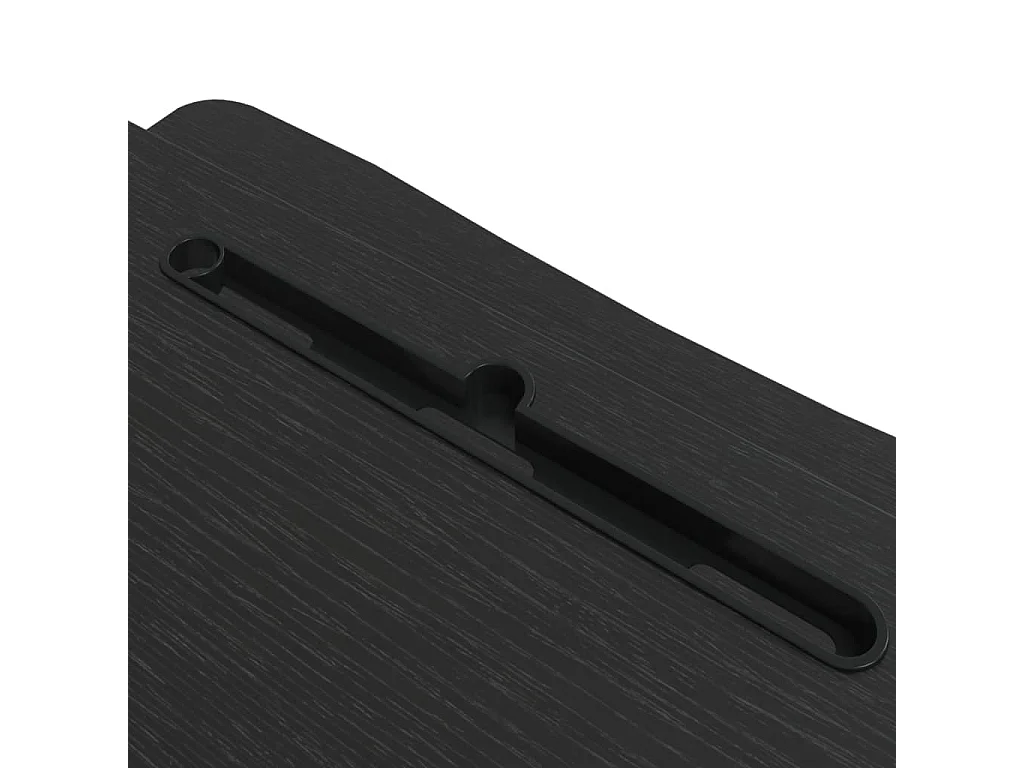 Bureau de travail réglable 60x40x(13-41,5) cm Acier et bois