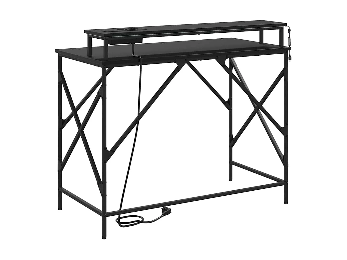 Bureau Chêne noir 100 x 50 x 86.5 cm Bois d'ingénierie