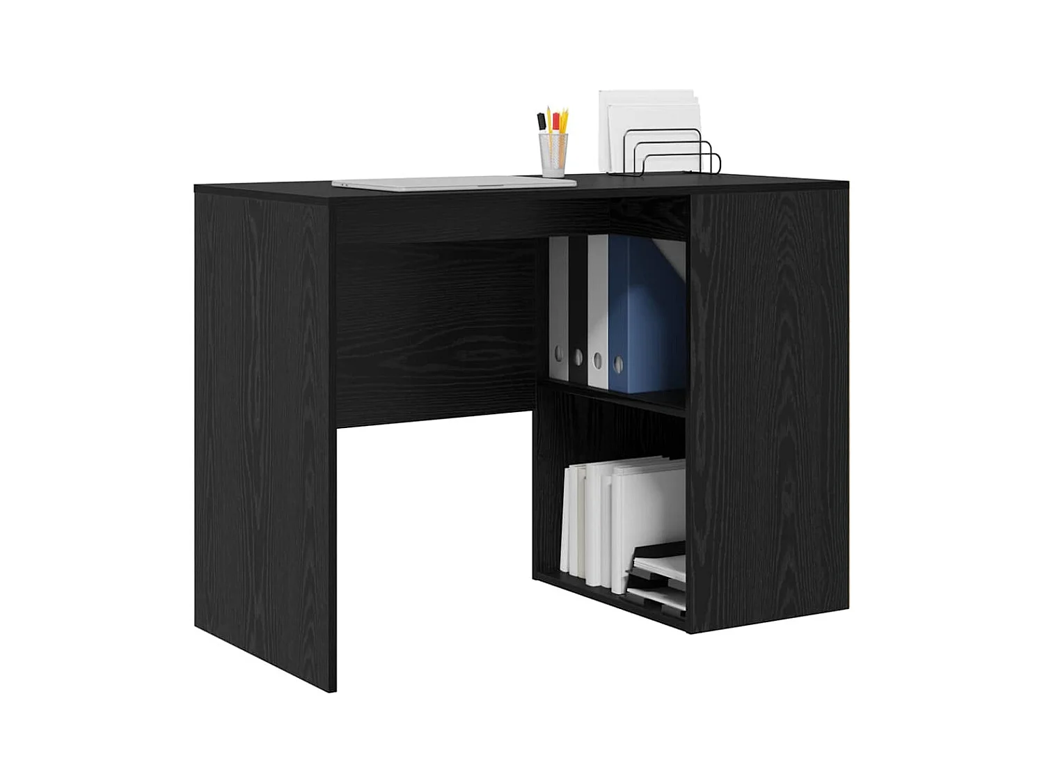 Bureau Chêne noir 102 x 50 x 75 cm Bois d'ingénierie