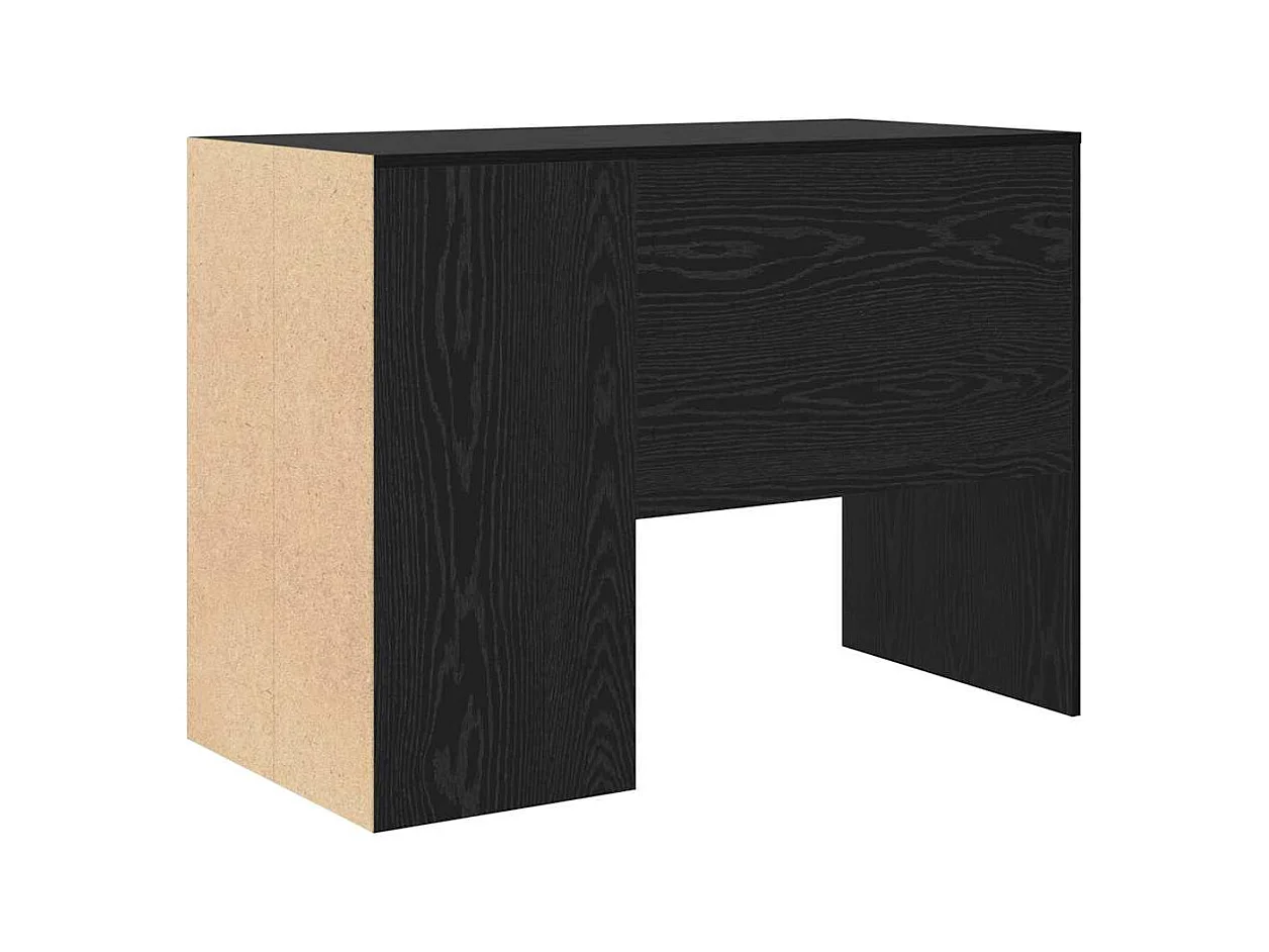Bureau Chêne noir 102 x 50 x 75 cm Bois d'ingénierie