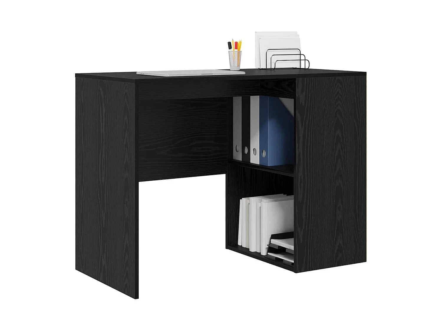Bureau Chêne noir 102 x 50 x 75 cm Bois d'ingénierie