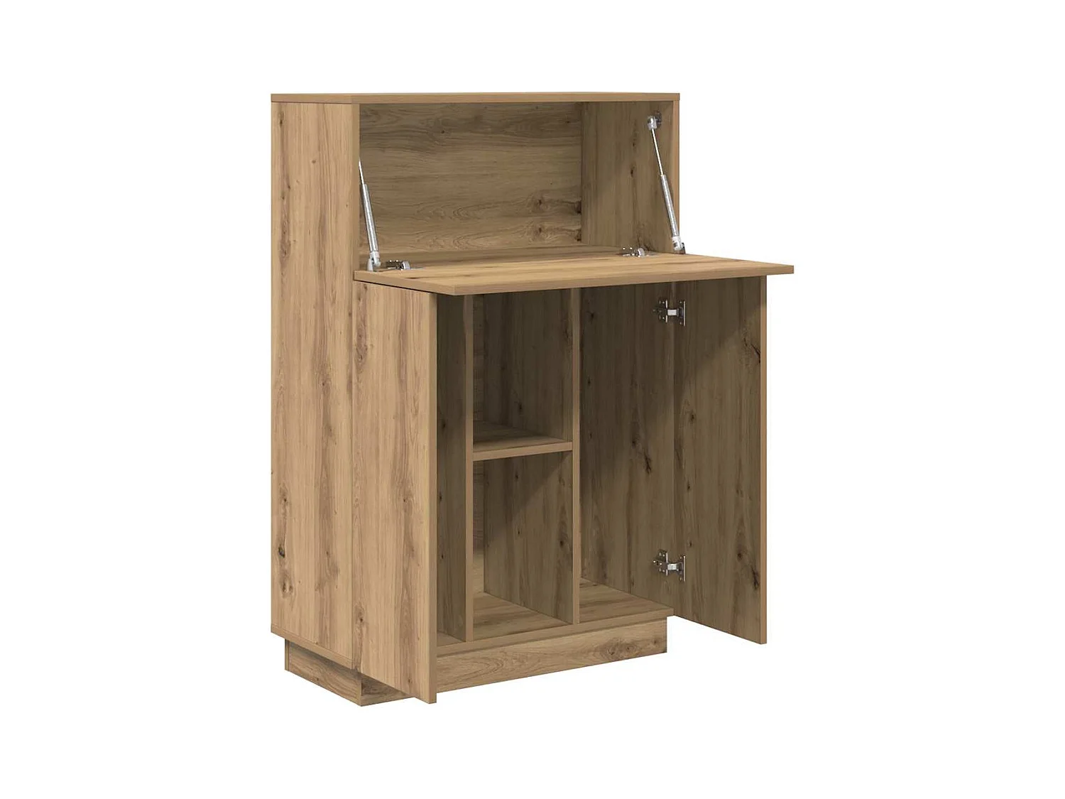 Bureau chêne artisanal 71,5 x 31,5 x 106,5 cm Bois d'ingénierie
