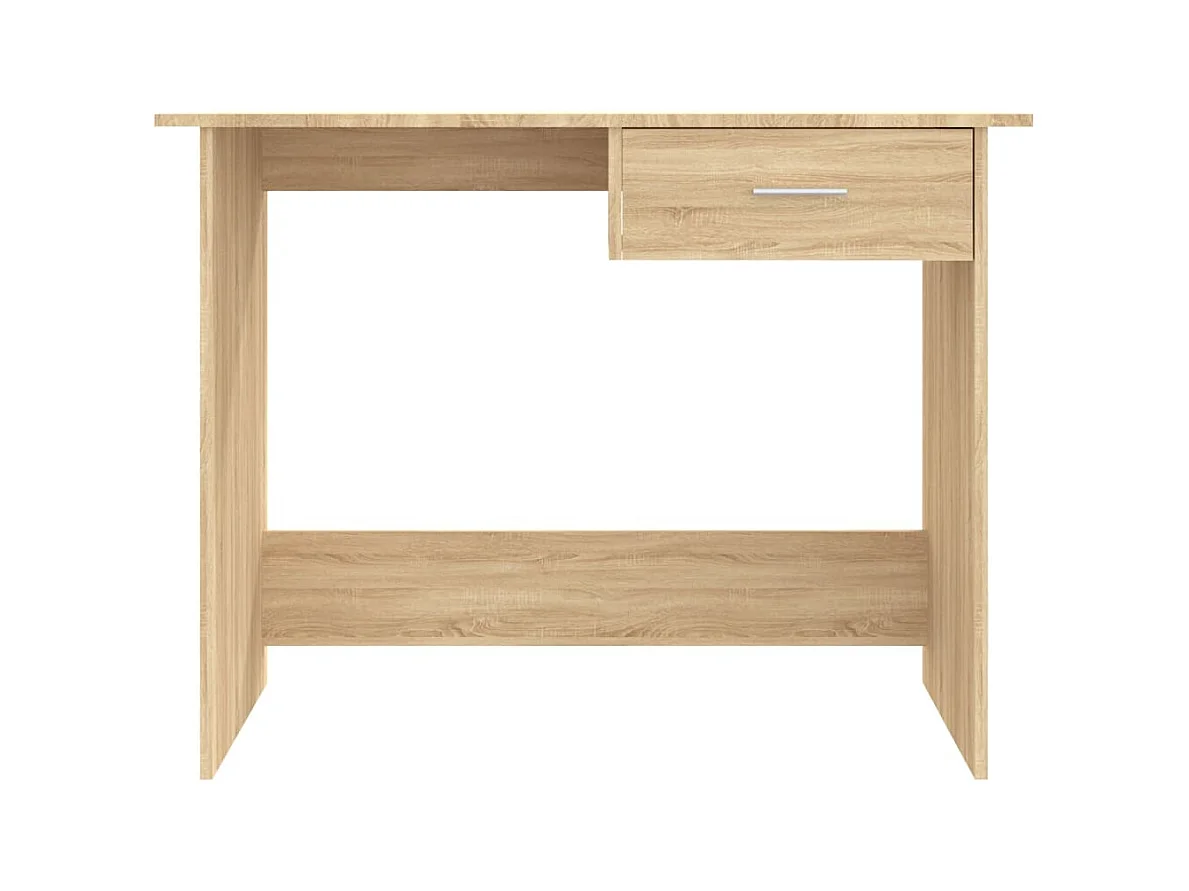 Schreibtisch aus Sonoma-Eiche, 100 x 50 x 76 cm, Holzwerkstoff