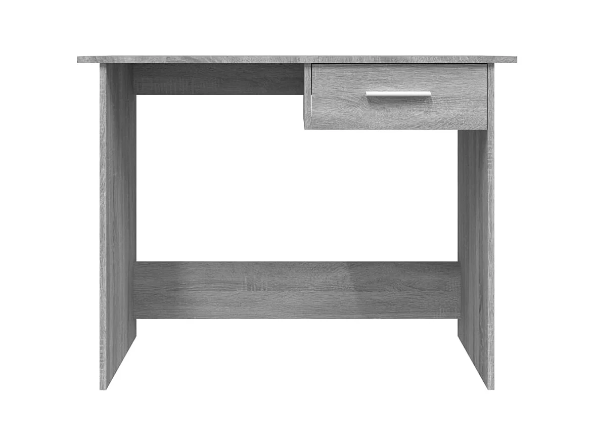 Bureau Sonoma gris 100x50x76 cm Bois d'ingénierie