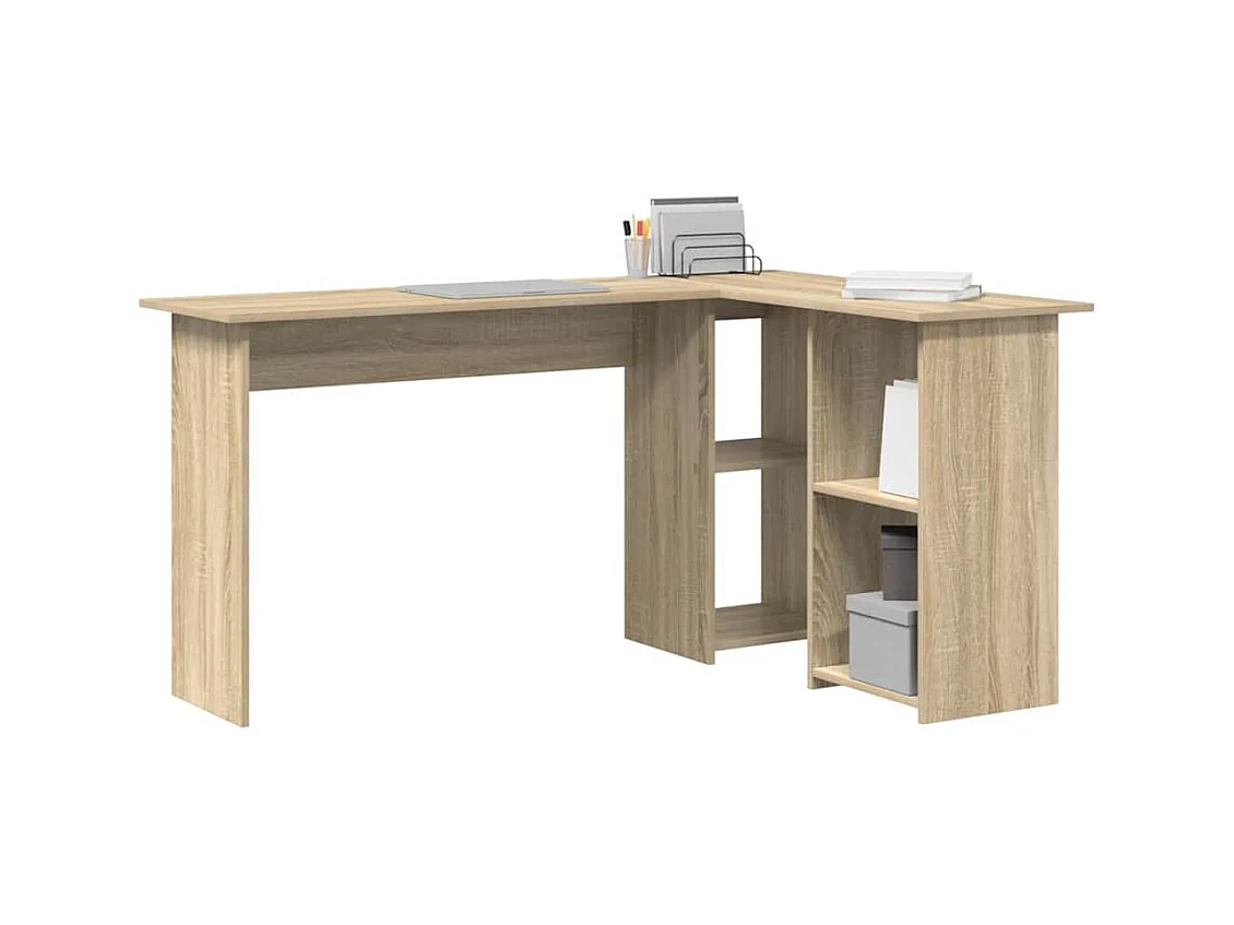 Bureau Chêne sonoma 142 x 102 x 73 cm Bois d'ingénierie