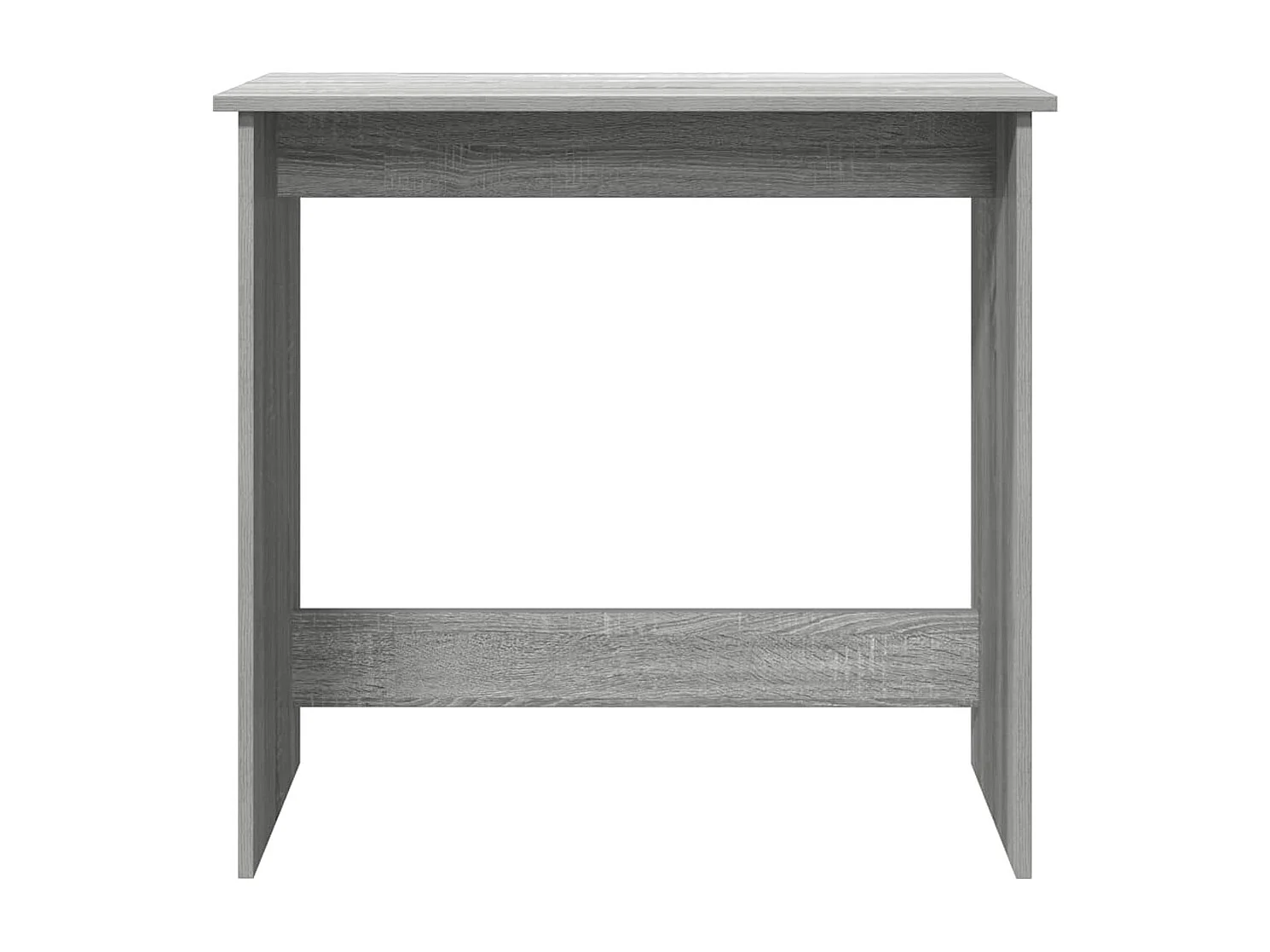 Bureau sonoma gris 80x40x75 cm bois d'ingénierie